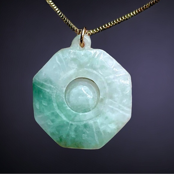 🌺Vintage Jade Pendent Necklace - Picture 10 of 12